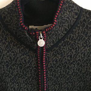 Neve Designs Women's Zip Up Ski Sweater Size Large